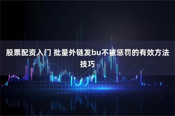 股票配资入门 批量外链发bu不被惩罚的有效方法技巧